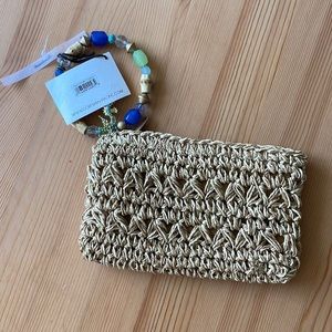 Capelli Straworld Crochet Beach Clutch